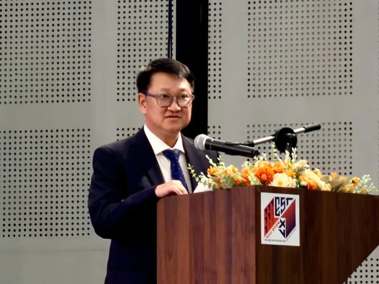 Ông Nguyễn Ngọc Văn – Phó Chủ tịch Hội Kiến trúc sư TP.HCM, Phó Trưởng Ban tổ chức Liên hoan Sinh viên Kiến trúc toàn quốc lần thứ 15