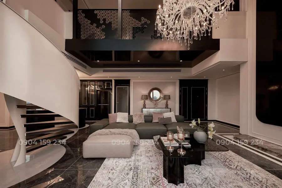 Hinh anh thuc te can ho duplex tai empire city