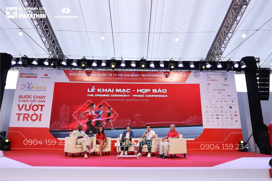 Lễ khai mạc giải chạy Marathon Techcombank TPHCM