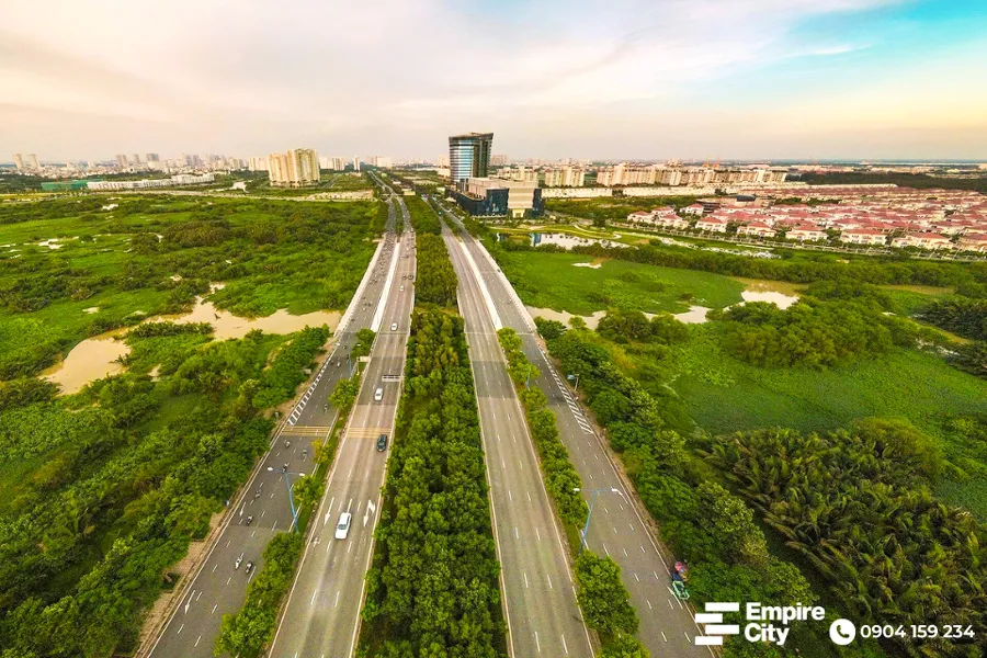 Những con đường huyết mạch tại Thủ Thiêm