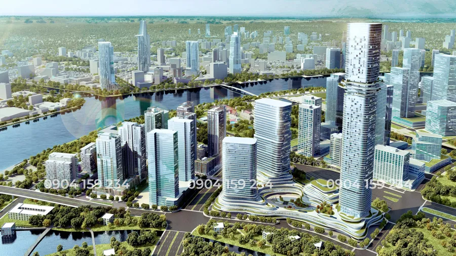 Phối cảnh dự án Empire City Thủ Thiêm