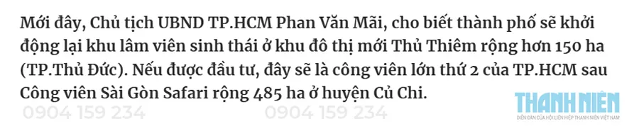 tai khoi dong khu lam vien 150ha tai thu thiem