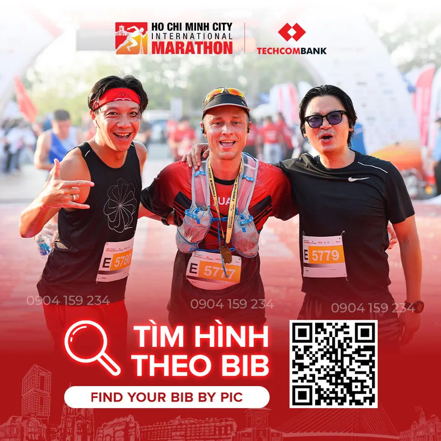 Tìm kiếm hình ảnh tại giải chạy Marathon Techcombank TPHCm